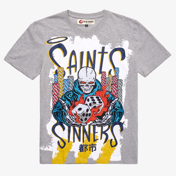 DAISU TEE - HEATHER GREY