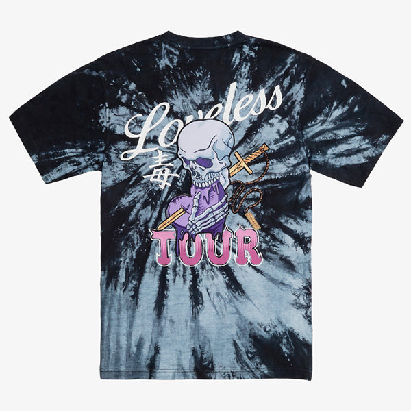 LOVELESS TOUR TEE - TIE DYE