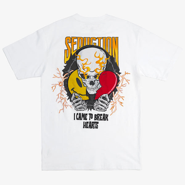 BREAK HEARTS TEE - WHITE