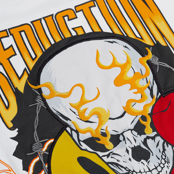 BREAK HEARTS TEE - WHITE