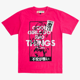 BAD THINGS TEE - PINK