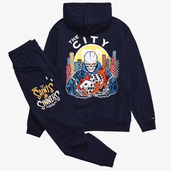 TOSHI HOODIE - NAVY