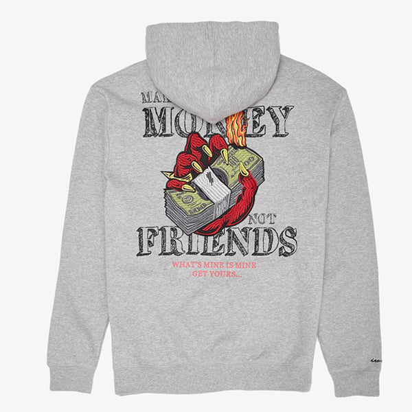 HAKOBU HOODIE - HTHR GREY