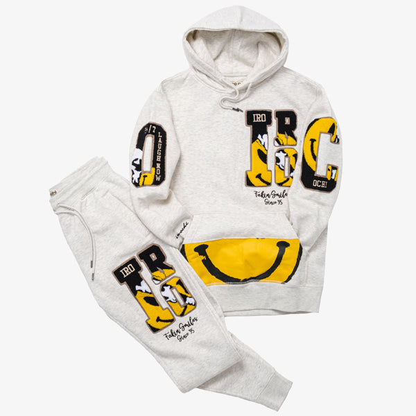 ALL SMILEZ HOODIE - OATMEAL