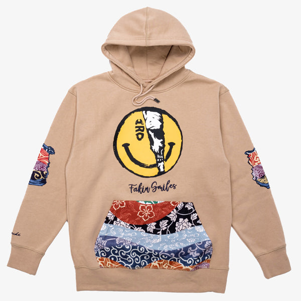 WITH PLEASURE HOODIE - KHAKI