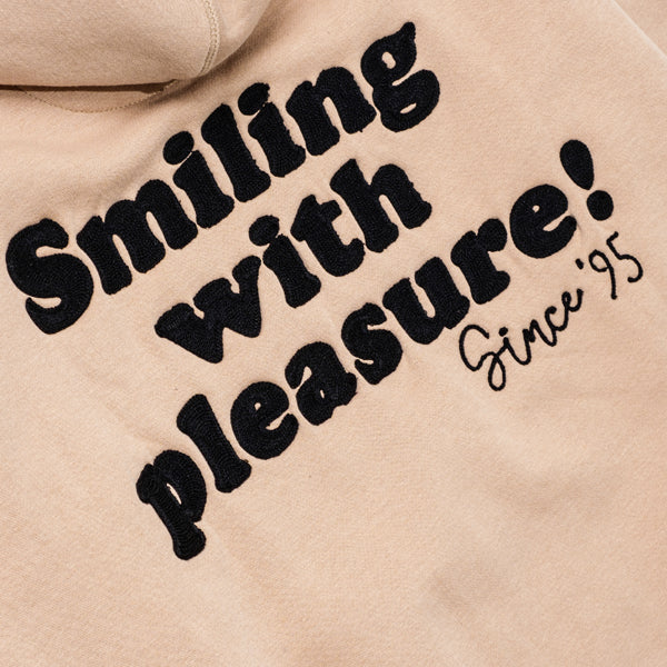 WITH PLEASURE HOODIE - KHAKI
