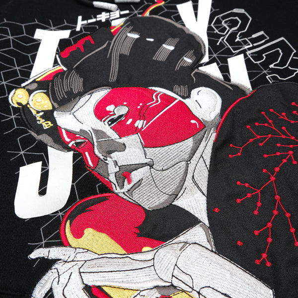 TKY FUTURISM HOODIE - BLACK