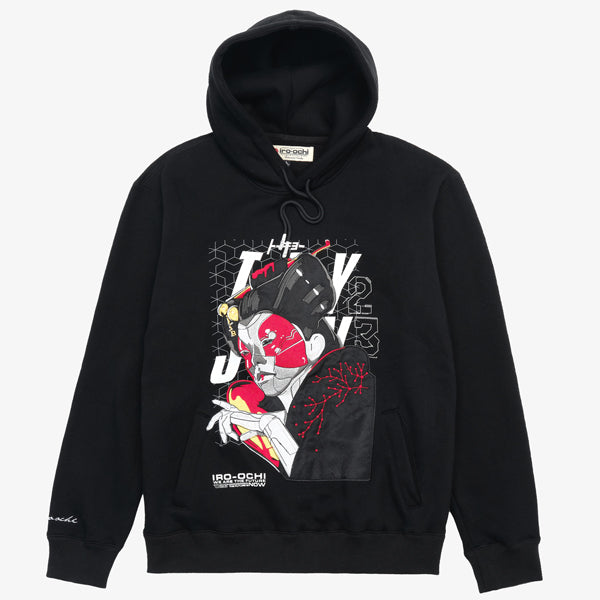 TKY FUTURISM HOODIE - BLACK