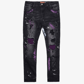 KINZOKU JEAN - BLACK