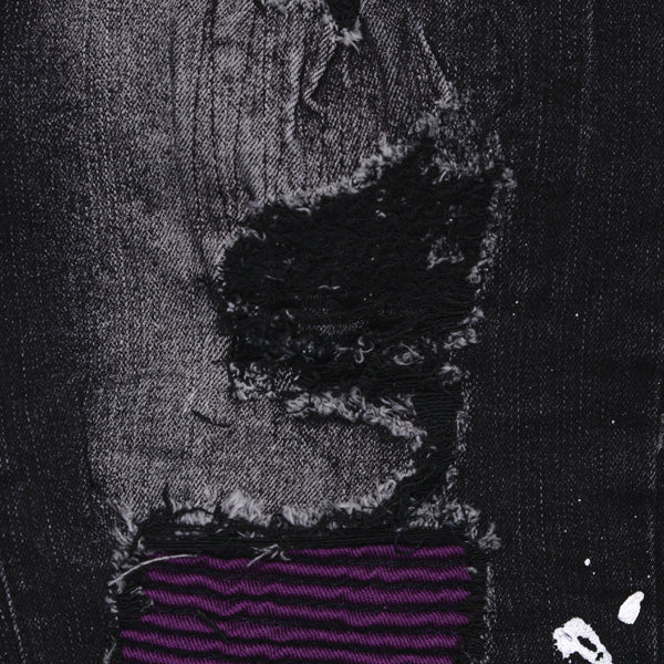 KINZOKU JEAN - BLACK