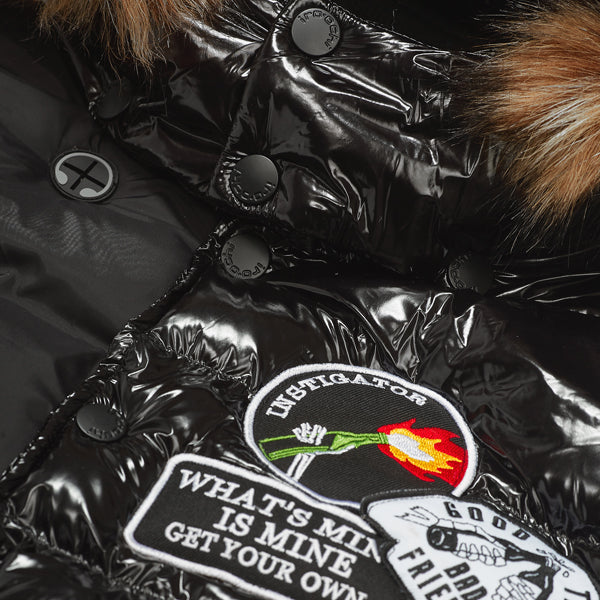 FOROWA BUBBLE VEST - BLACK