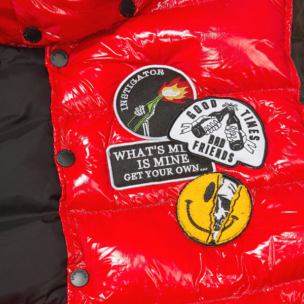 FOROWA BUBBLE VEST - RED