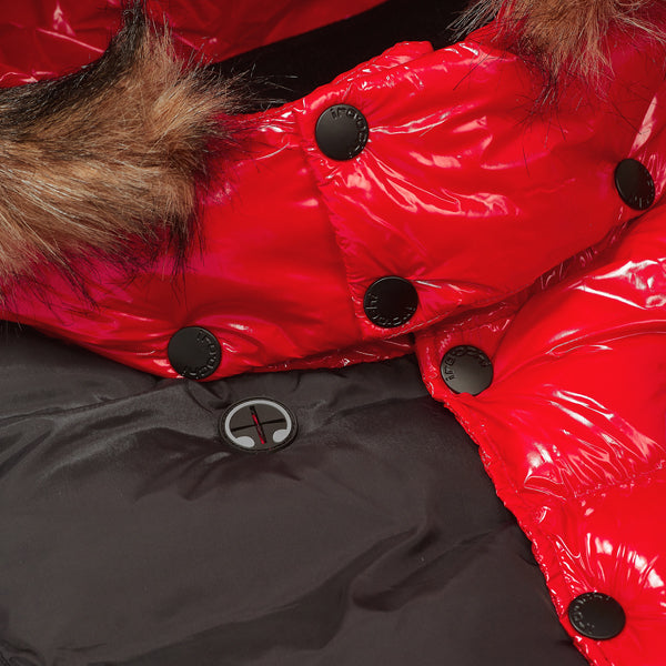 FOROWA BUBBLE VEST - RED