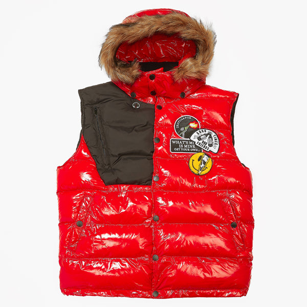 FOROWA BUBBLE VEST - RED